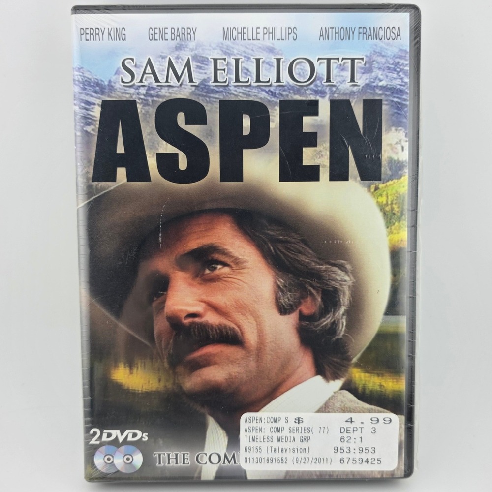 Timeless Media Aspen Sam Elliott Miniseries 2-DVD Set Multi-Color NEW